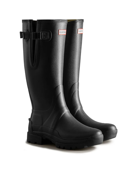  Hunter Balmoral Adjustable Wellington In Black 