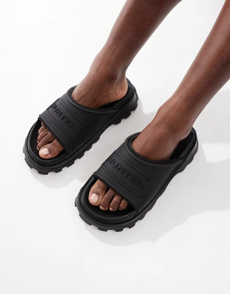  Hunter Moulded Stacked Slider In Black 