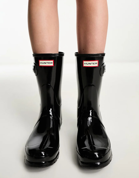  Hunter Original Short Wellington In Black 