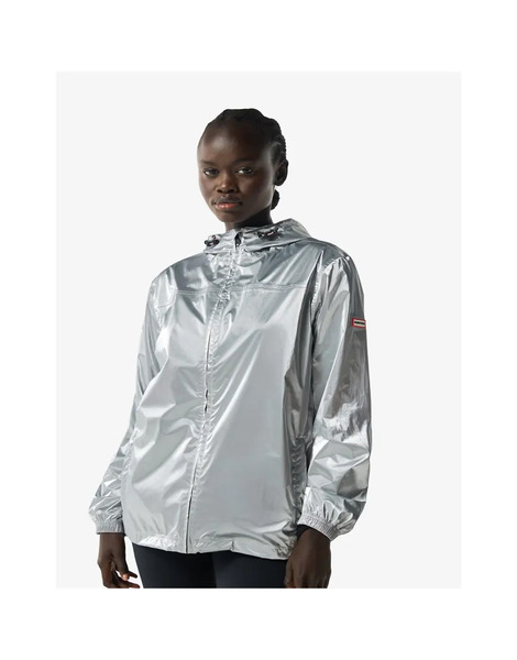  Hunter Hunter Packable Jacket In Silver 