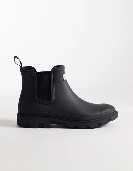  Hunter Unisex Downpour Chelsea Boot In Black 