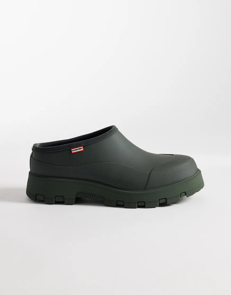  Hunter Unisex Elements Clog In Dark Olive Green 