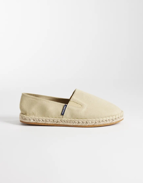  Jack & Jones Espadrille Sandals In Beige Neutral 