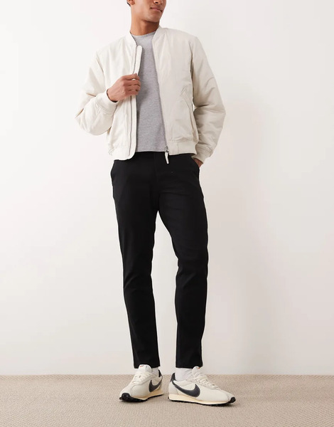  Jack & Jones Intelligence Chinos In Slim Fit Black 