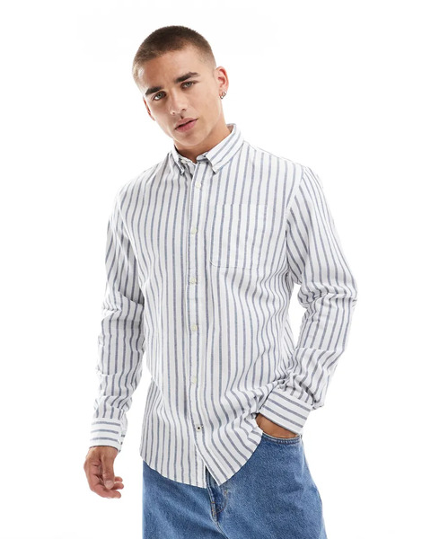  Jack & Jones Shirt With Blue Stripe 
