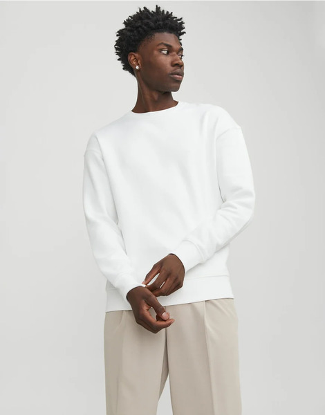  Jack & Jones Sweatshirt In White 
