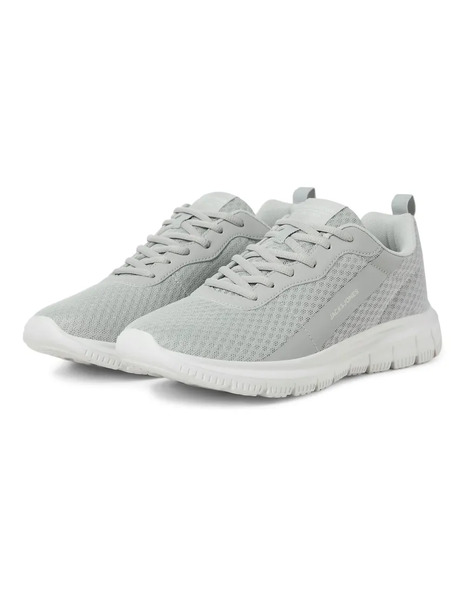  Jack & Jones Taylor Mesh Trainer In Blue Grey 