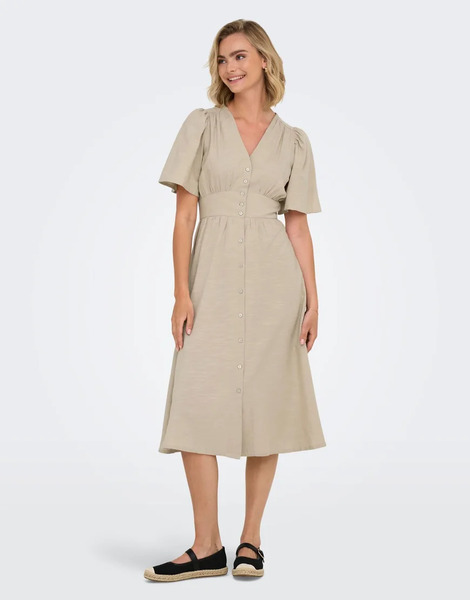  Jdy Dress In Overcast Green 