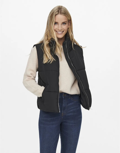  Jdy Puffer Gilet In Black 1 