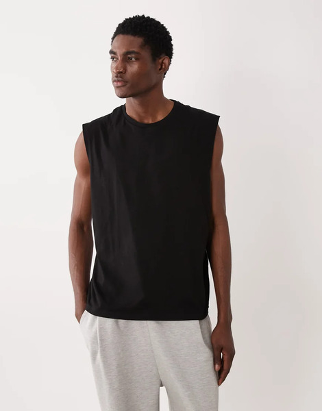  Jj Rebel Oversized Tank In Black 