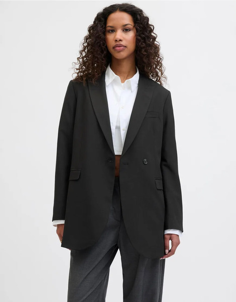  Jjxx Double Breasted Blazer In Black 