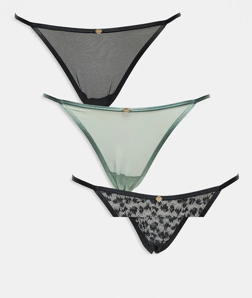  Kbx 3 Pack Mesh Texture Brazilian In Black 