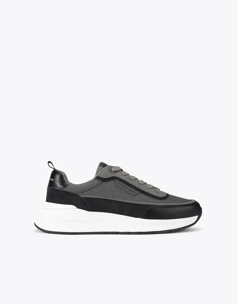  Kg Kurt Geiger Jackson Trainers In Grey Dark 