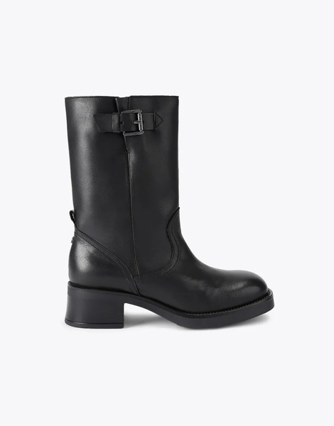  Kg Kurt Geiger Trident Low Ankle Boots In Black 