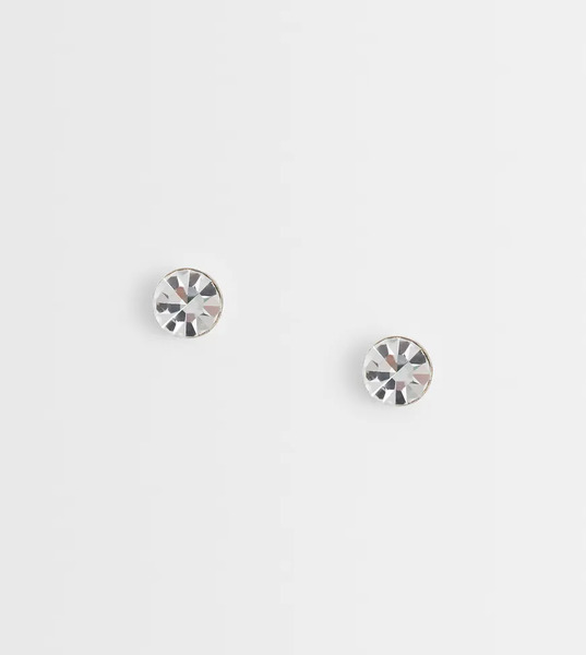  Kingsley Ryan 4mm Gemset Round Stud In Sterling Silver 
