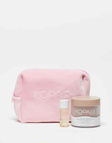  Kopari X Asos Exclusive Tahitian Vanilla Body Butter, Golden Body Oil And Bag   15% Saving No Colour 