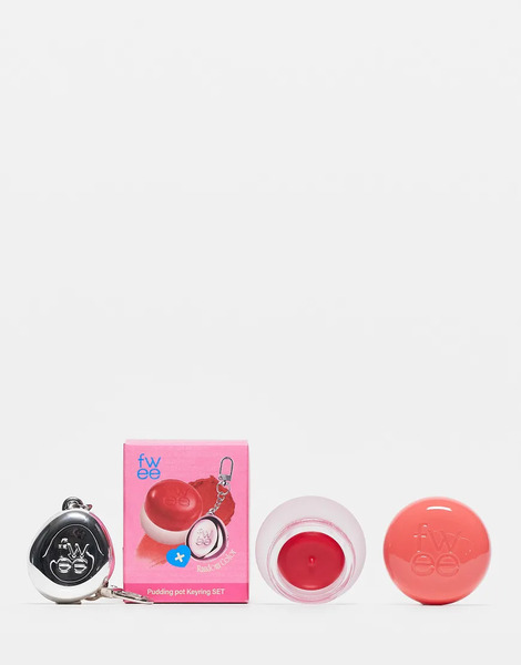  Fwee Lip & Cheek Blurry Pudding Pot + Free Pendant Keyring Shade 'bff' No Colour 