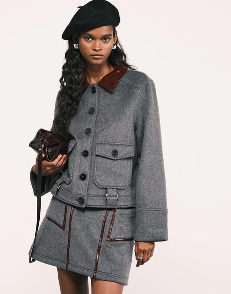  Laagam Bruna Jacket In Grey 