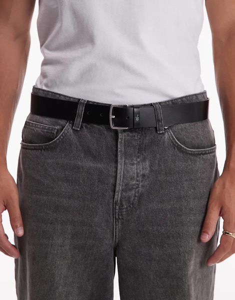  Lacoste Belt In Black 