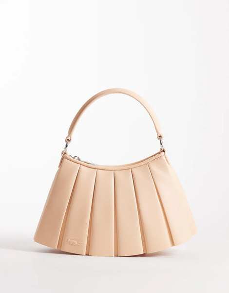  Lacoste Lenglen Mini Bag In Peach Orange 
