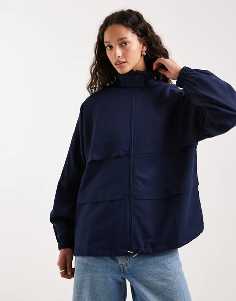  Lacoste Showerproof Jacket In Navy 