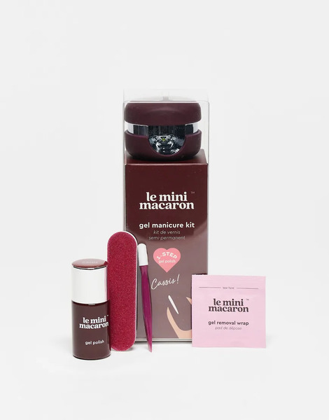  Le Mini Macaron Gel Manicure Kit   Cassis Red 