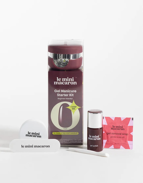  Le Mini Macaron Gel Manicure Kit   Cassis Red 