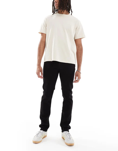 Lee Rider Slim Fit Jeans In Black 