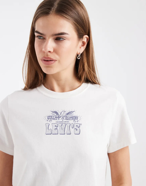  Levi's Favourite Palm Graphic Tee In White 
