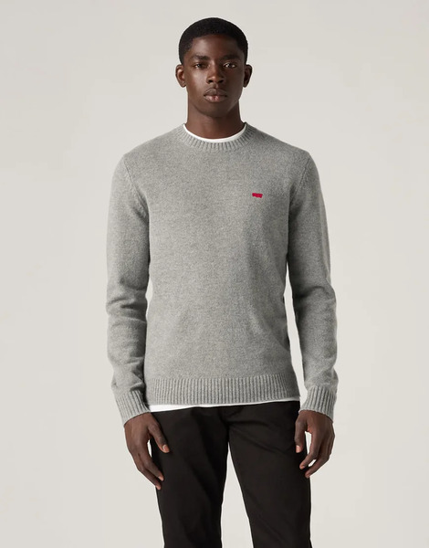  Levi's Original Crew Neck Jumper In Grey 