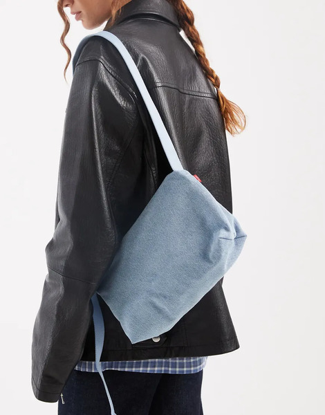  Levi's Small Denim Shoulder Bag In Blue 