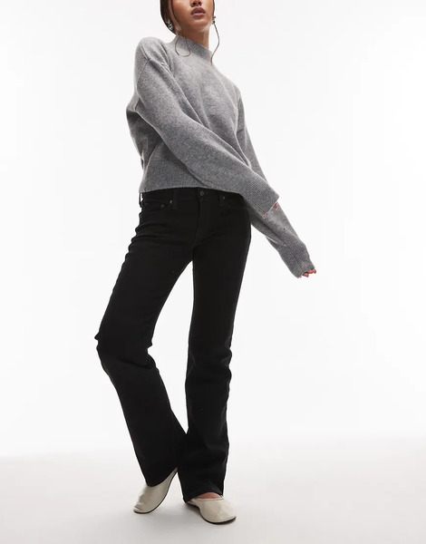  Levi's Superlow Bootcut Jeans In Black 