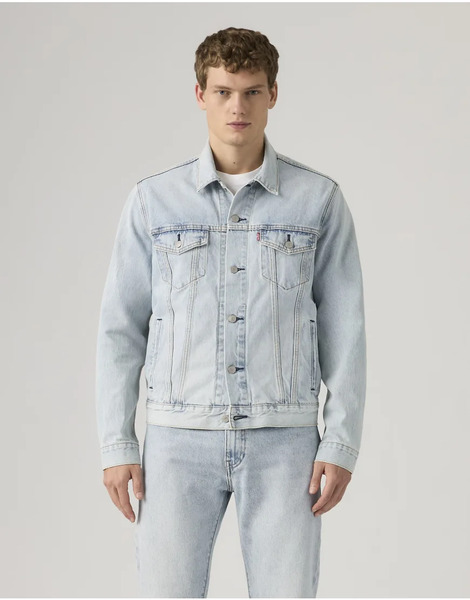  Levi's Trucker Jean Jacket In Blue 