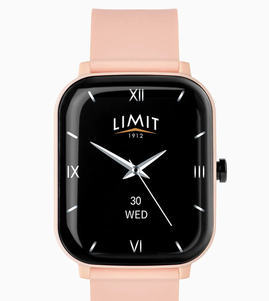  Limit 37mm Square Smart Watch In Pink 