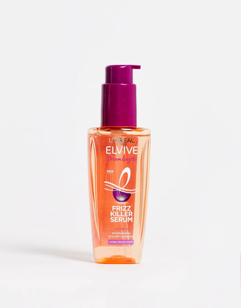  L'oreal Elvive Dream Lengths Leave In Serum Sleek Frizz Killer For Long, Frizzy Hair 100ml No Colour 