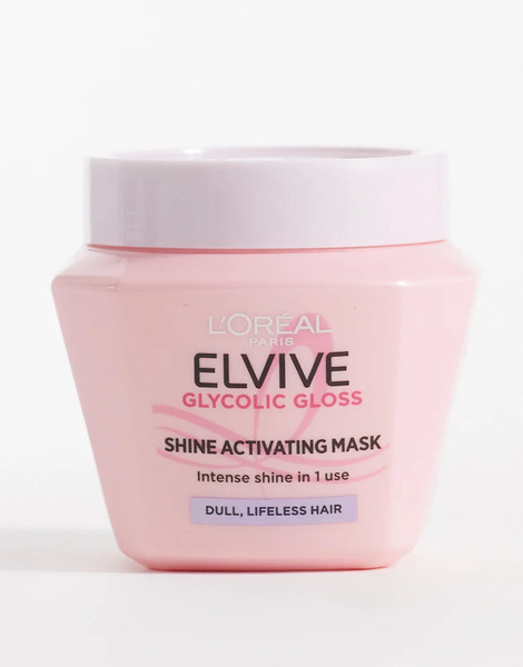  L'oreal Elvive Glycolic Gloss Core Diamond Mask 300ml No Colour 