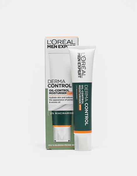 L'oreal Men Expert Derma Control Oil Moisturiser 40ml No Colour 