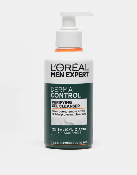  L'oreal Men Expert Derma Control Purifying Cleansing Gel 260ml No Colour 