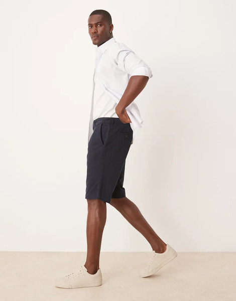  Lyle & Scott Chino Short In Navy 