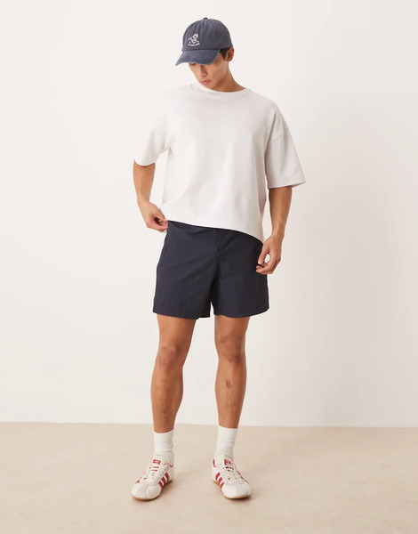  Lyle & Scott Lightweight Ripstop Short In Navy 