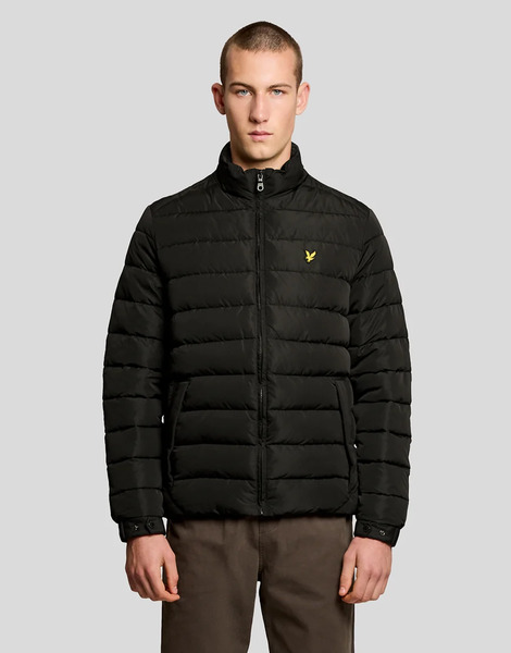  Lyle & Scott Mid Jackets Quilted Jacket In Z865 Jet Black 