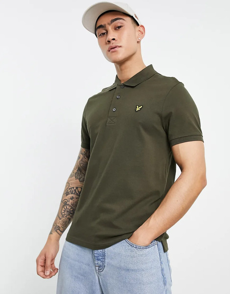  Lyle & Scott Polo In Khaki Green 