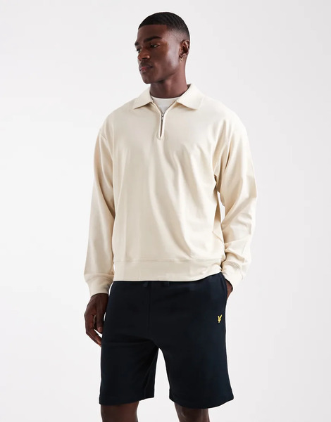  Lyle & Scott Sweat Short In Dark Navy 