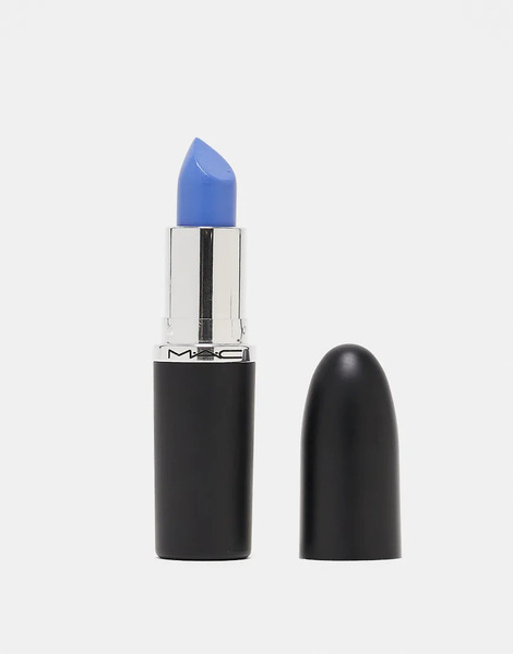  Mac Macximal Sleek Satin Lipstick  Tilted Denim Blue 