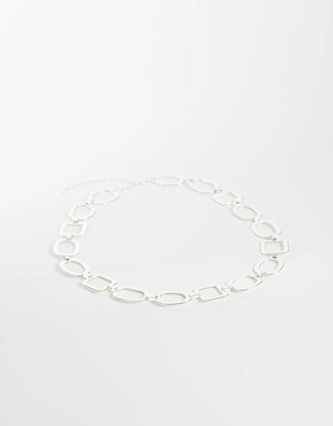 Mango Chain Belt In Silver 