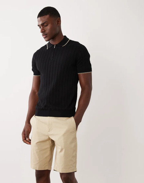  Mango Chino Shorts In Ecru Neutral 