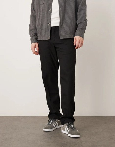  Mango Classic Tailored Trouser In Black 
