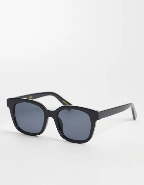  Mango Oversized Cat Eye Sunglasses In Black 