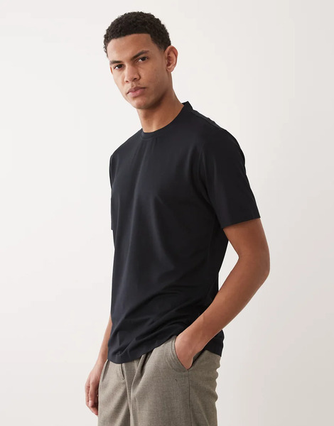  Mango Performance Thermal Insulating T Shirt In Navy 
