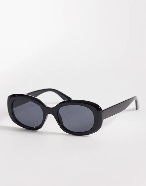  Mango Round Sunglasses In Black 